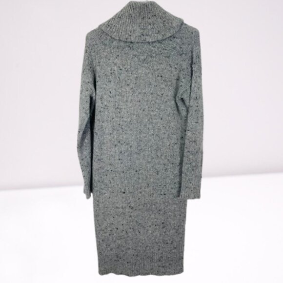 Lauren Ralph lauren NWOT Wool Blend Turtleneck Soft Sweater Dress S Light Gray - Picture 6 of 9